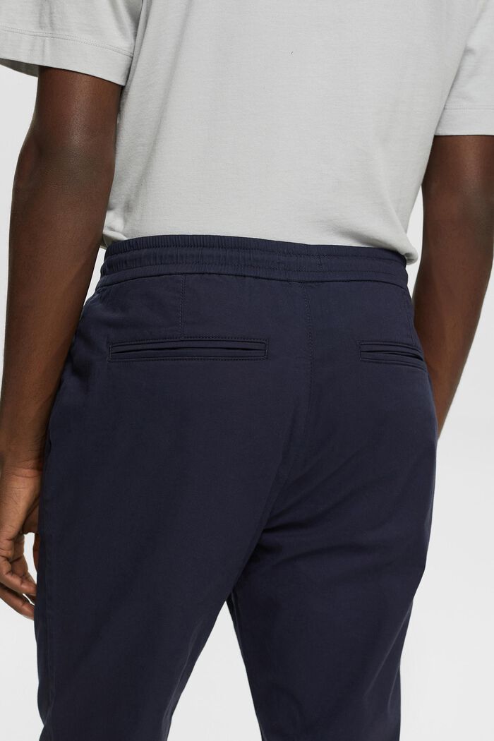 Spodnie w stylu joggersów, NAVY, detail image number 2