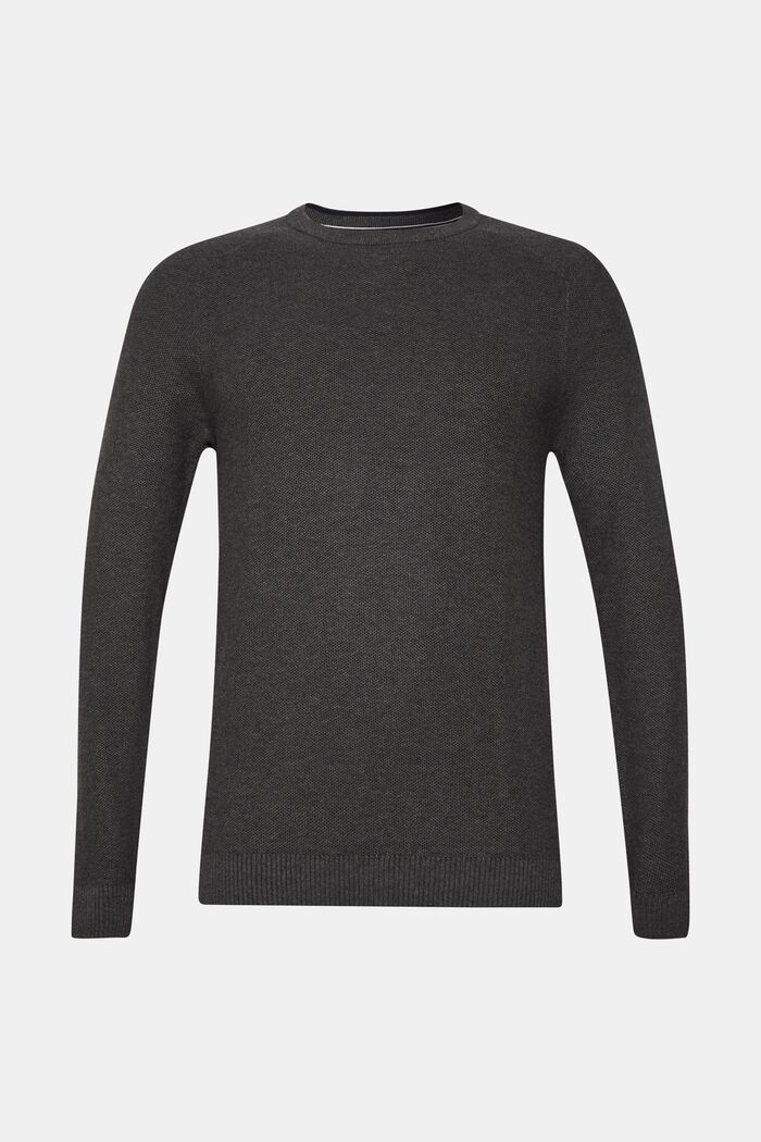 Sweter z piki, 100% bawełny, DARK GREY, detail image number 0