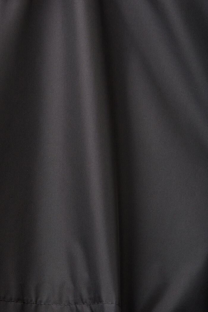 Lekka kurtka przeciwdeszczowa z kapturem, BLACK, detail image number 5