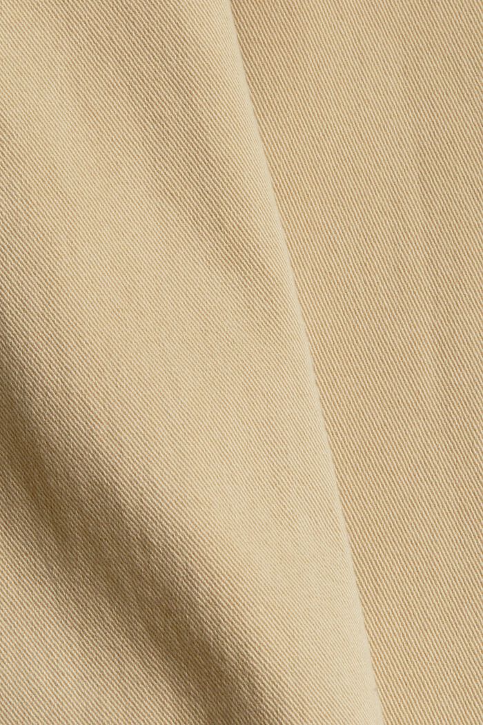 Elastyczne spodnie z zamkiem, SAND, detail image number 1