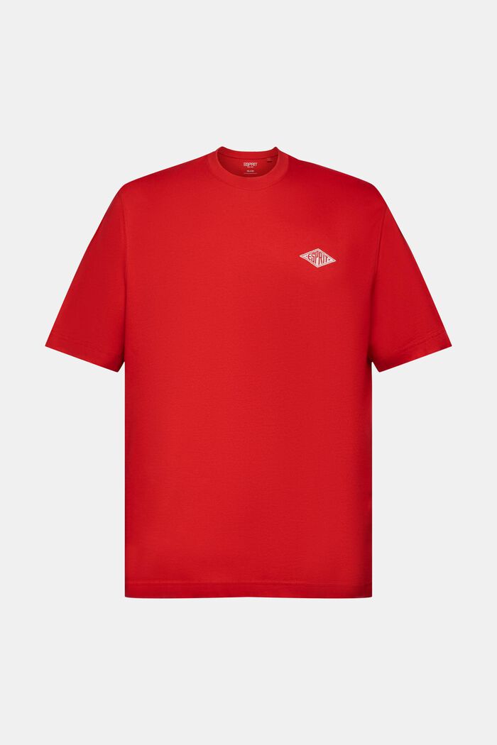 Koszulka z krótkim rękawem z logo, DARK RED, detail image number 5