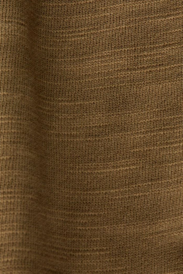 Rozpinana bluza z kapturem, 100% bawełna, KHAKI GREEN, detail image number 5