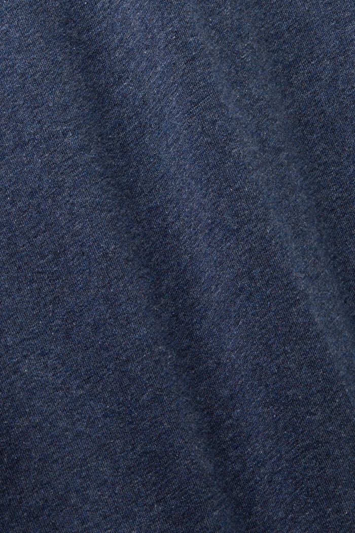 Melanżowa koszulka polo, NAVY, detail image number 4