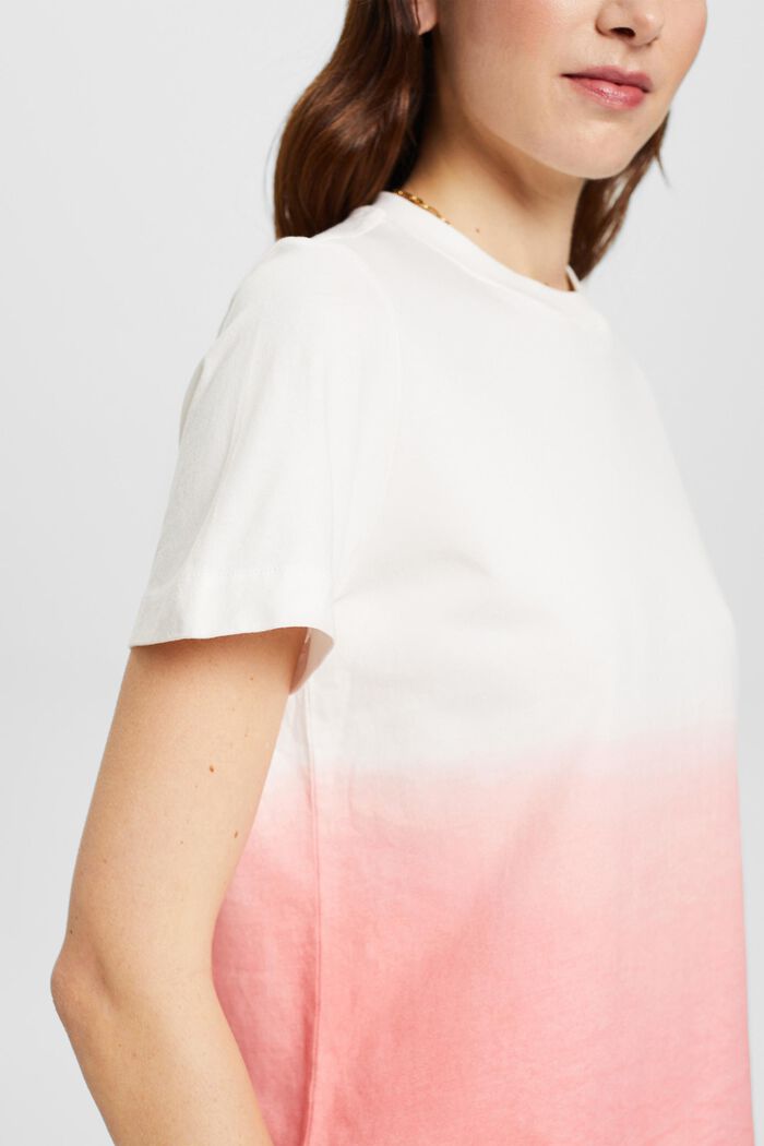 Bawełniany T-shirt ombre, PINK, detail image number 2